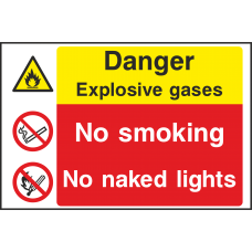 Danger Explosive Gases